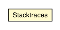 Package class diagram package Stacktraces
